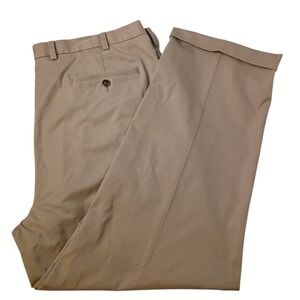 Brooks Brothers Pants Mens 42/30 Tan Light Weight Advantage Chino Elliot‎ Cuffed